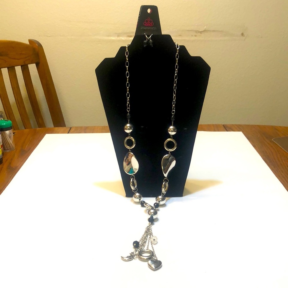 Total Eclipse of the Heart Silver Necklace